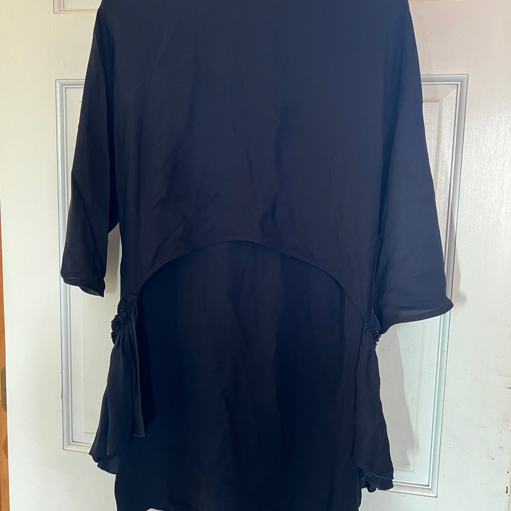 Stella McCartney Elegant Black Tunic Top size 36 ( U.S. 0)